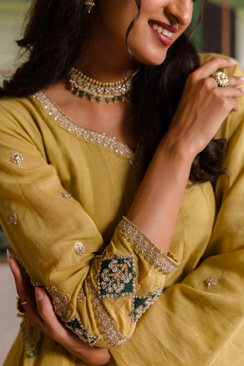 Saanjh-Anarkali Set