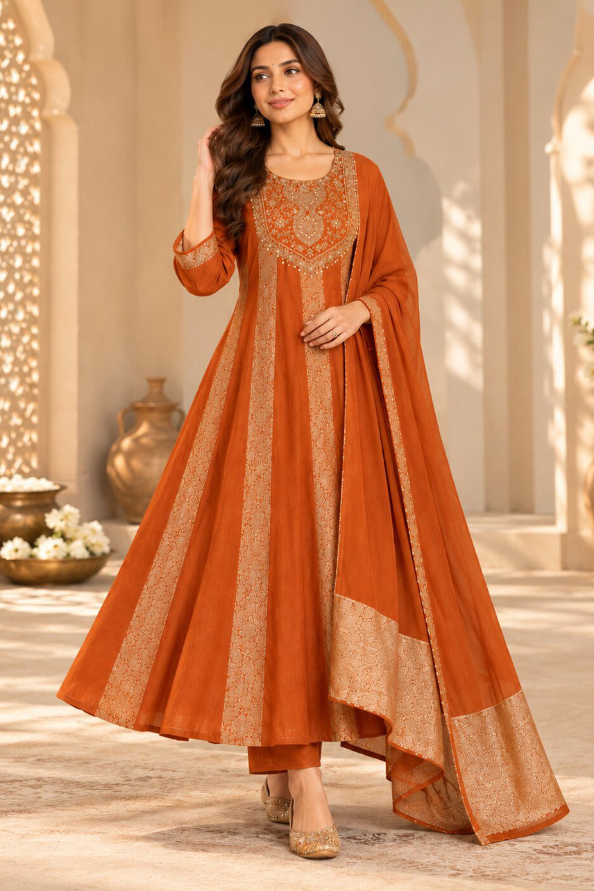 Ruhani-Anarkali Set