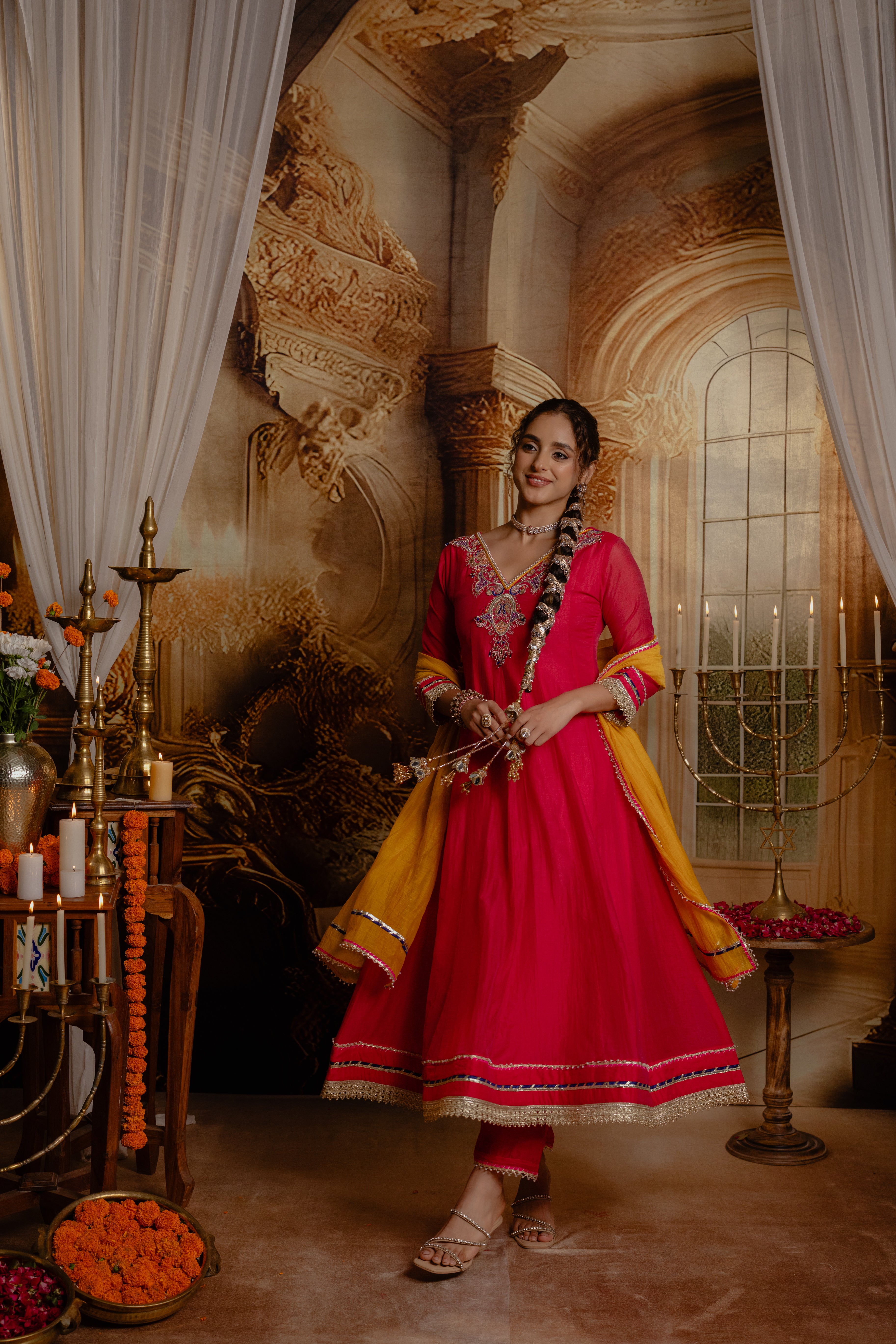 Rani Glow-Anarkali Set