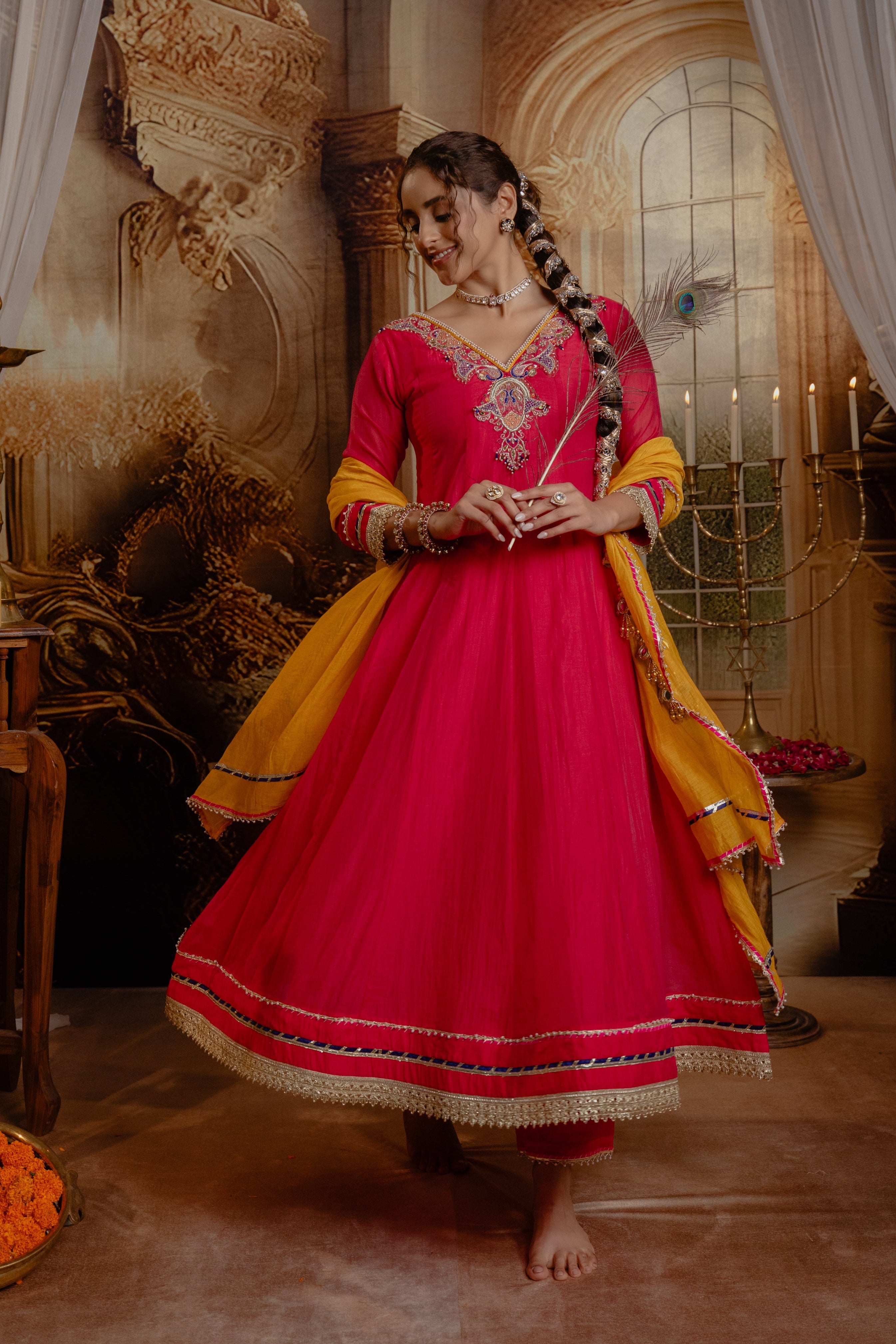 Rani Glow-Anarkali Set